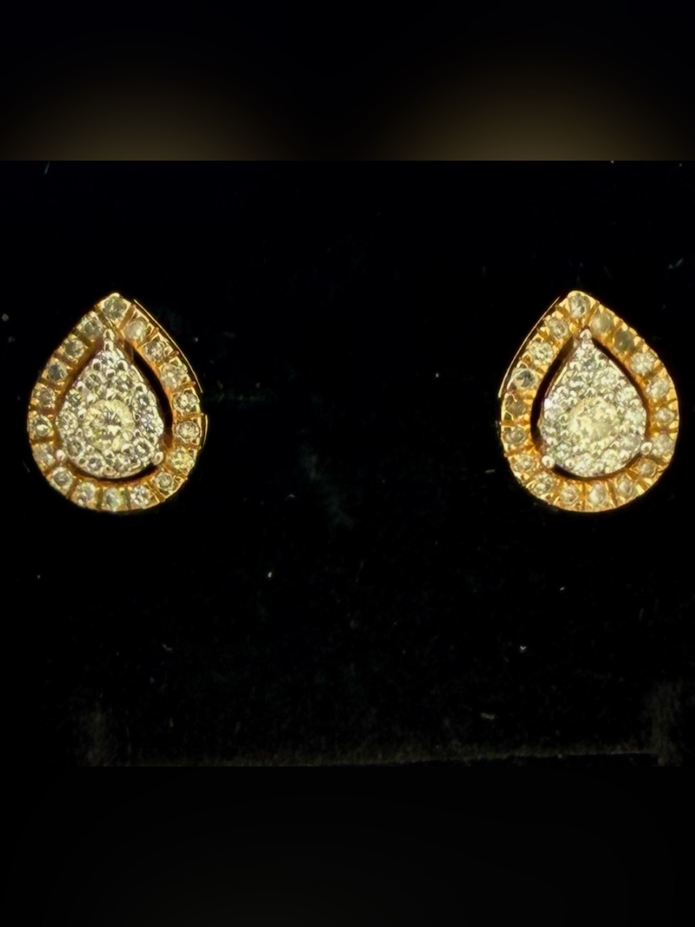 10k Gold Diamond Stud Earrings